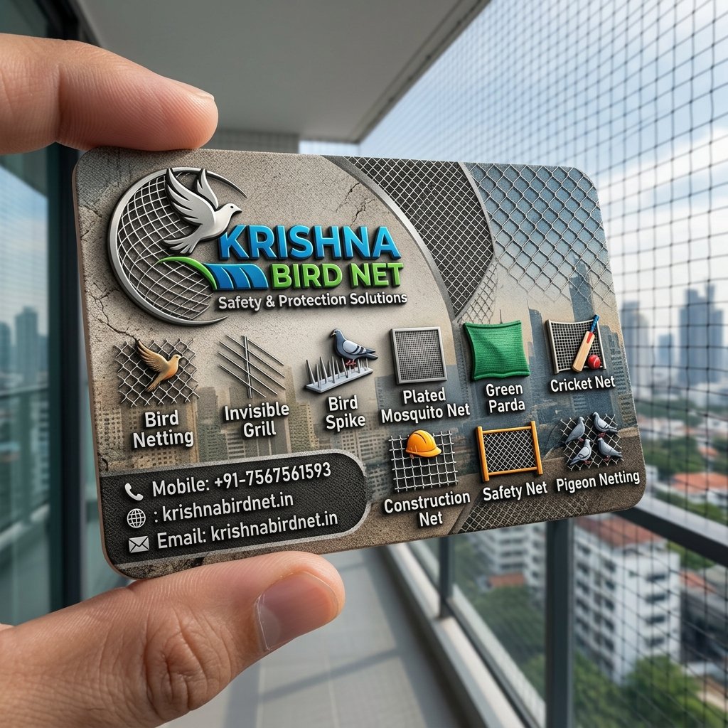 Krishna Bird Net installation team