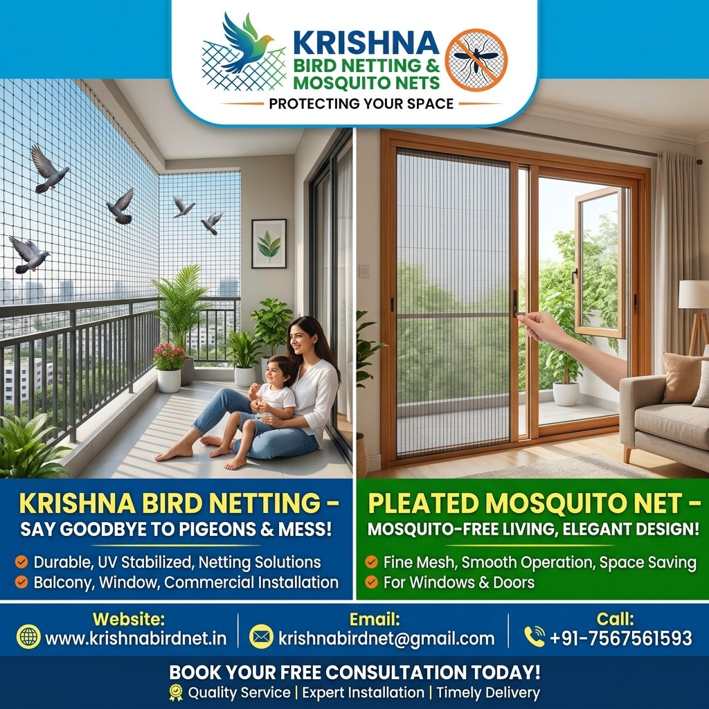 Pleated Mosquito Net