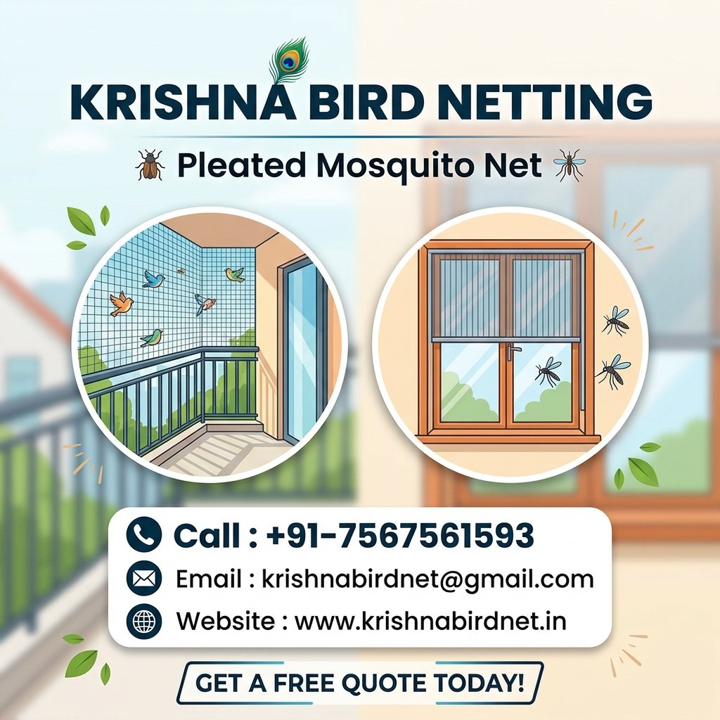 Pleated Mosquito Net