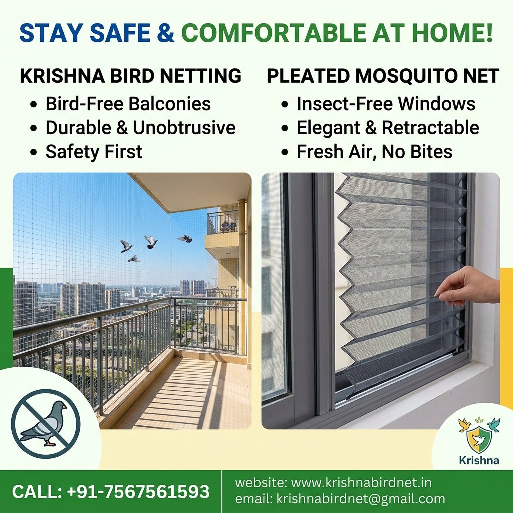 Pleated Mosquito Net